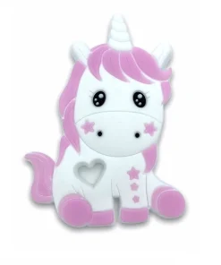 B1420-bijtketting-Unicorn-with-met-roze-eenhoorn